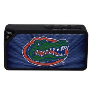 Florida Gators BX-100 Bluetooth Speaker featuring the university of florida gators logo on its grille.