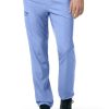 Person wearing CARHARTT C55106 - MEN'S ATHLETIC CARGO PANT and black shoes, standing with one hand slightly lifting the pant leg.