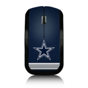 Dallas Cowboys Stripe Wireless Over-Ear Bluetooth Headphones with a dark blue design featuring a white star emblem in the center.