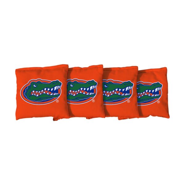 Florida Gators Orange Corn Filled Cornhole Bags set of 4.